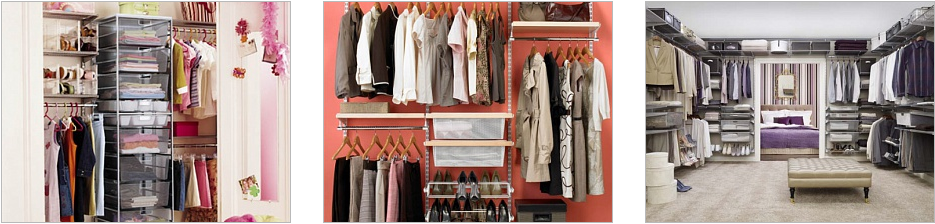 ELFA - системы хранения для гардеробных из Швеции