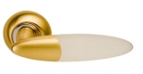 Дверная ручка Archie S010 113IWA (Комбинация матового золота и белого акрила)